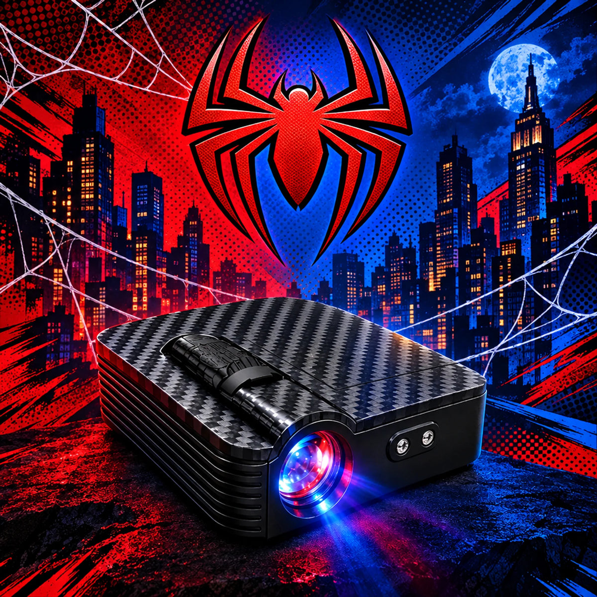 Spider-Man Car Door Projector — Swing Into Every Stop